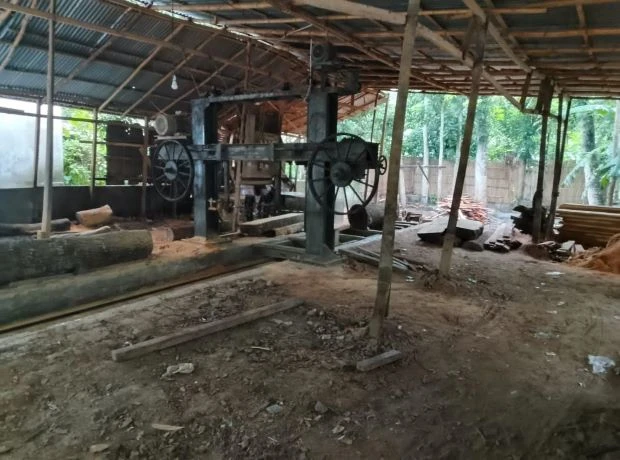 সালথায় বসতবাড়ি ঘেঁষে আ'লীগ নেতার করাতকল, শব্দে অতিষ্ঠ এলাকাবাসী
